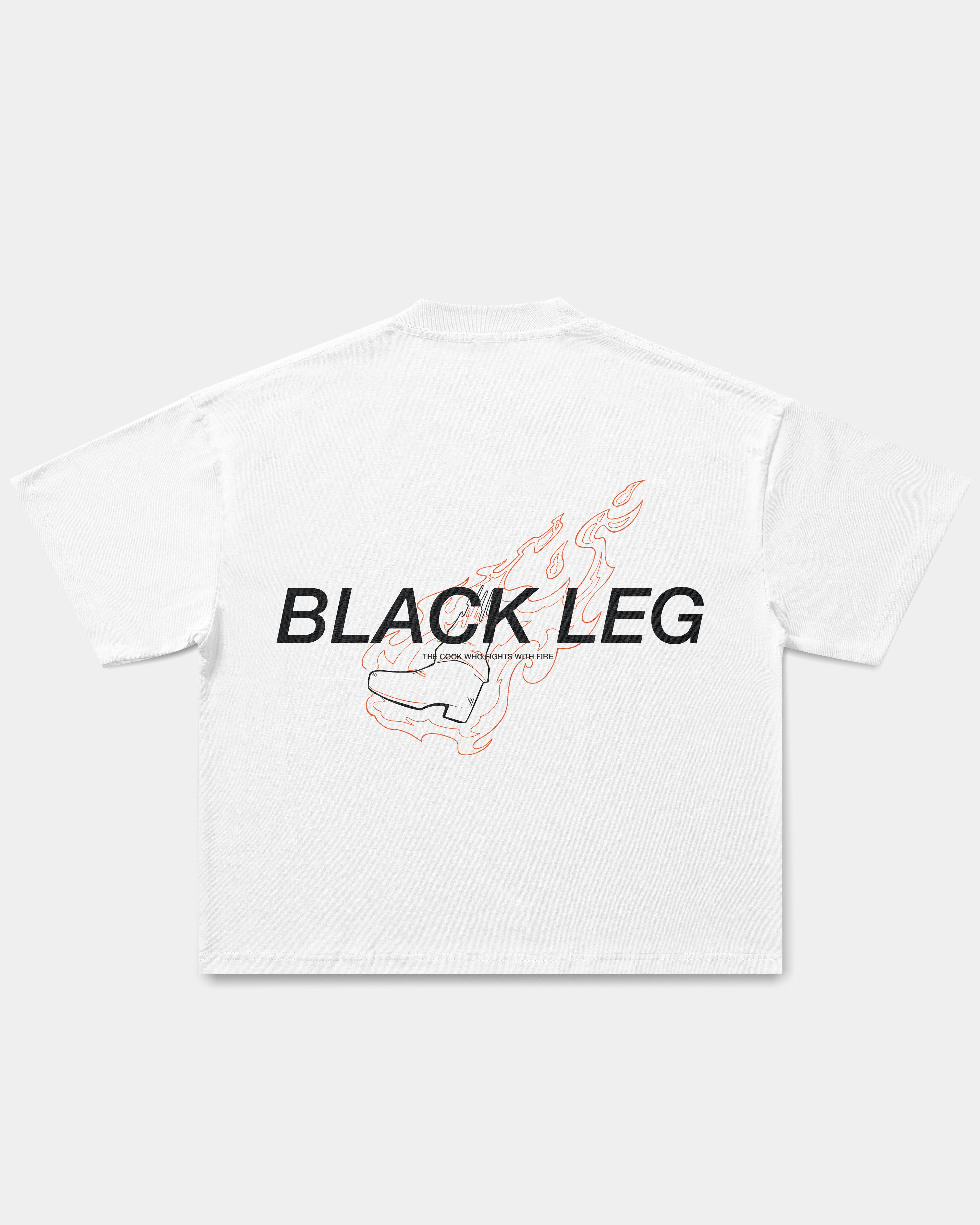 Camiseta Oversize Boxy Black Leg