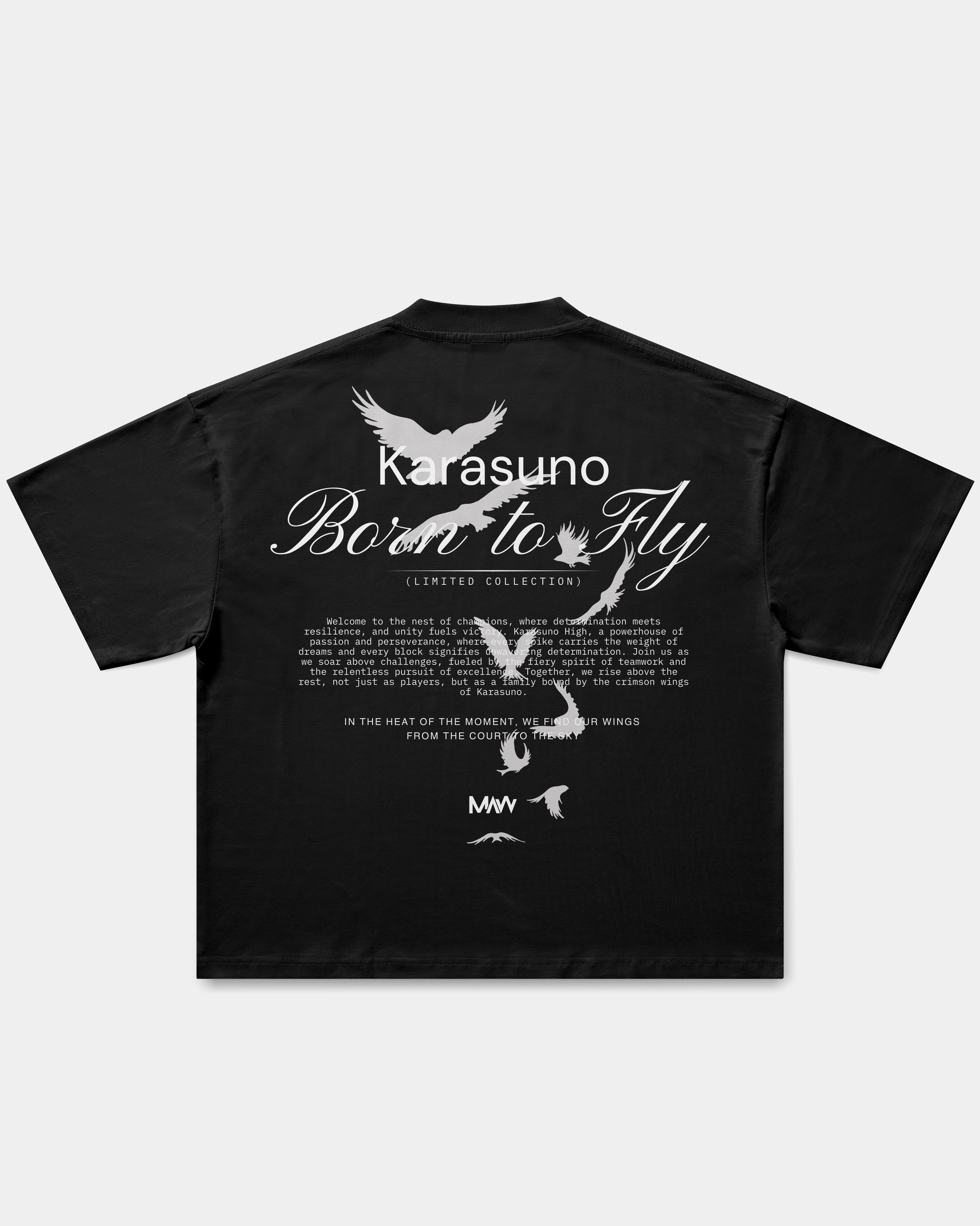 Camiseta Oversize Boxy Born to Fly