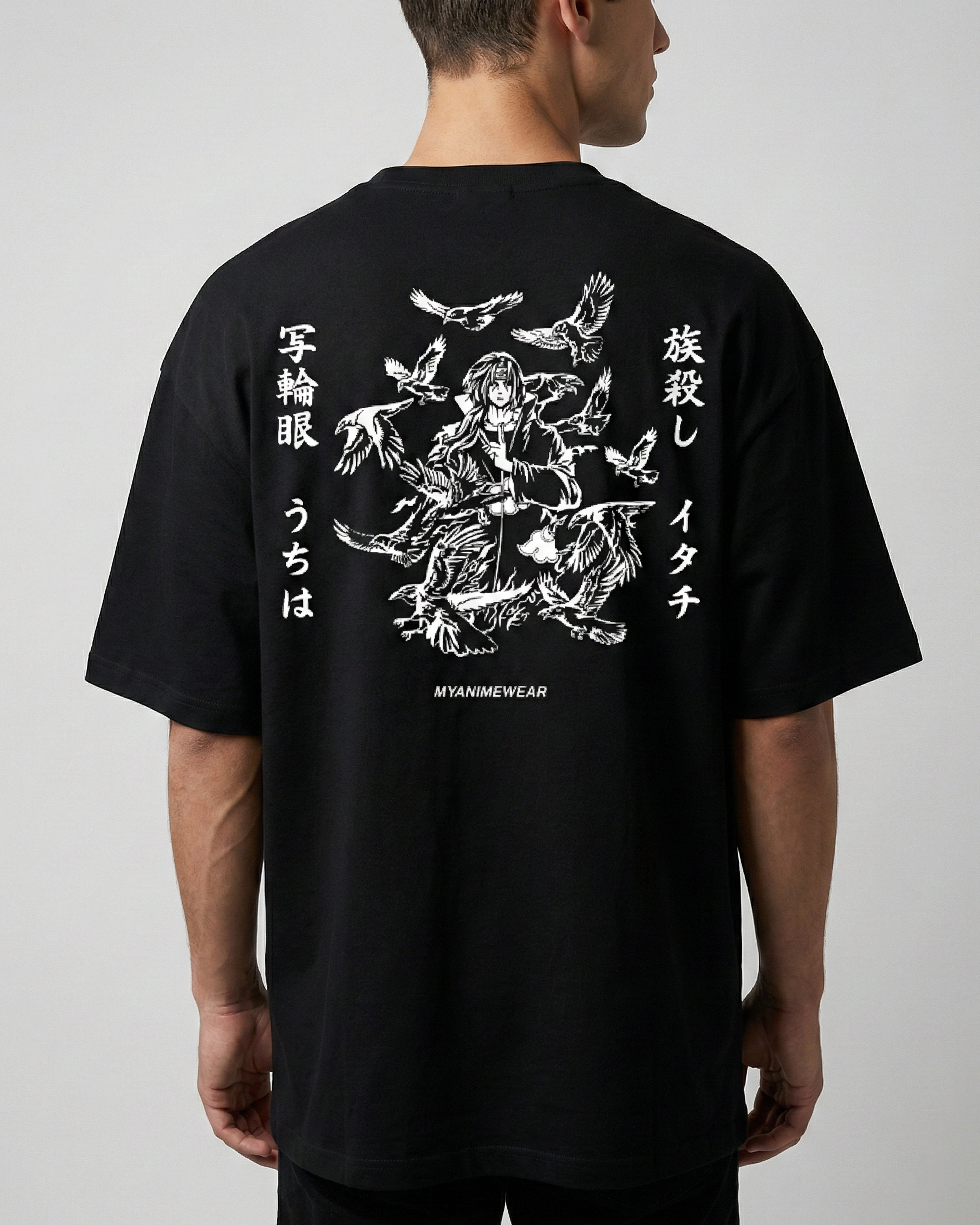 Camiseta Oversize Boxy Itachi Corvs
