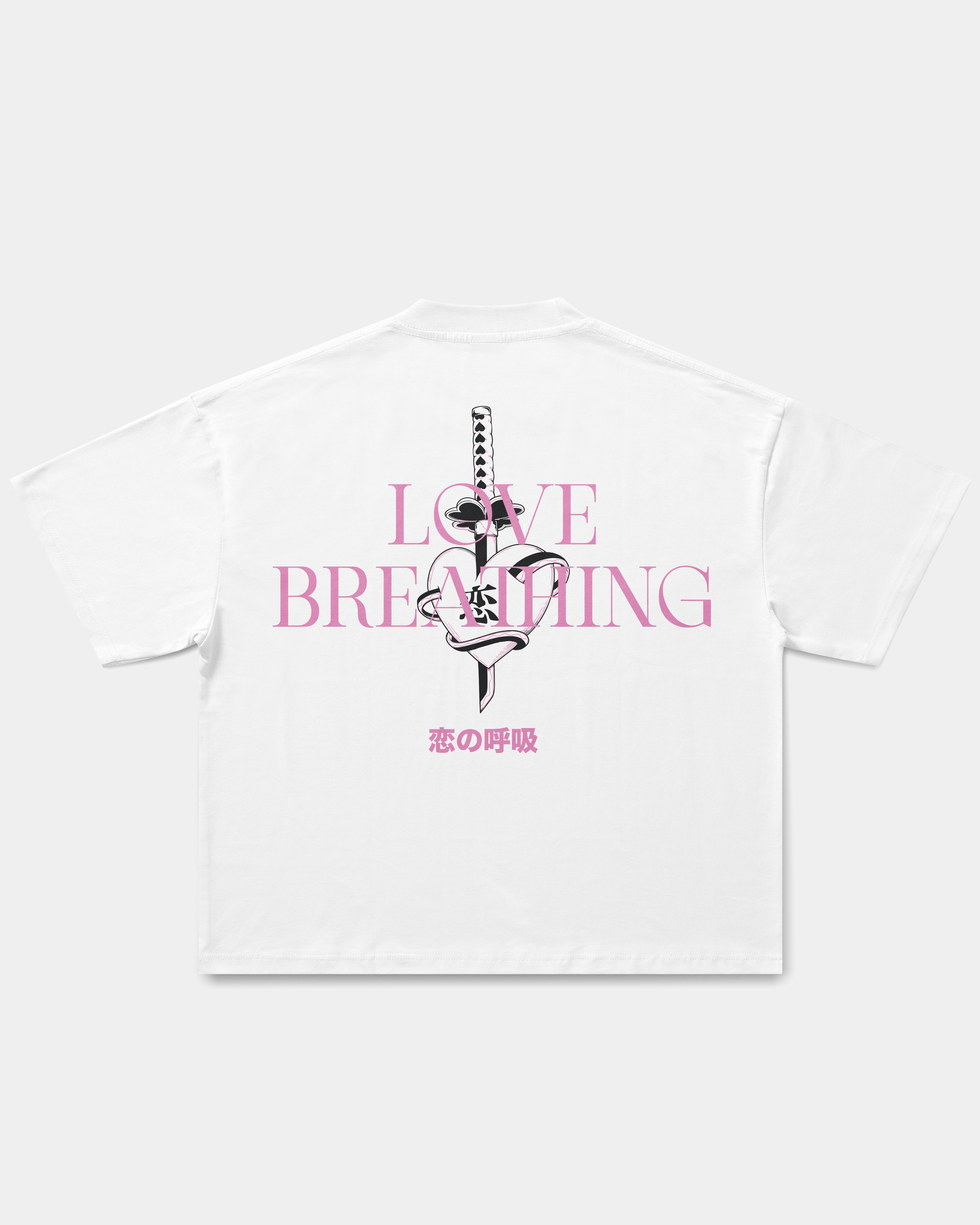 Camiseta Oversize Boxy Love Breathing