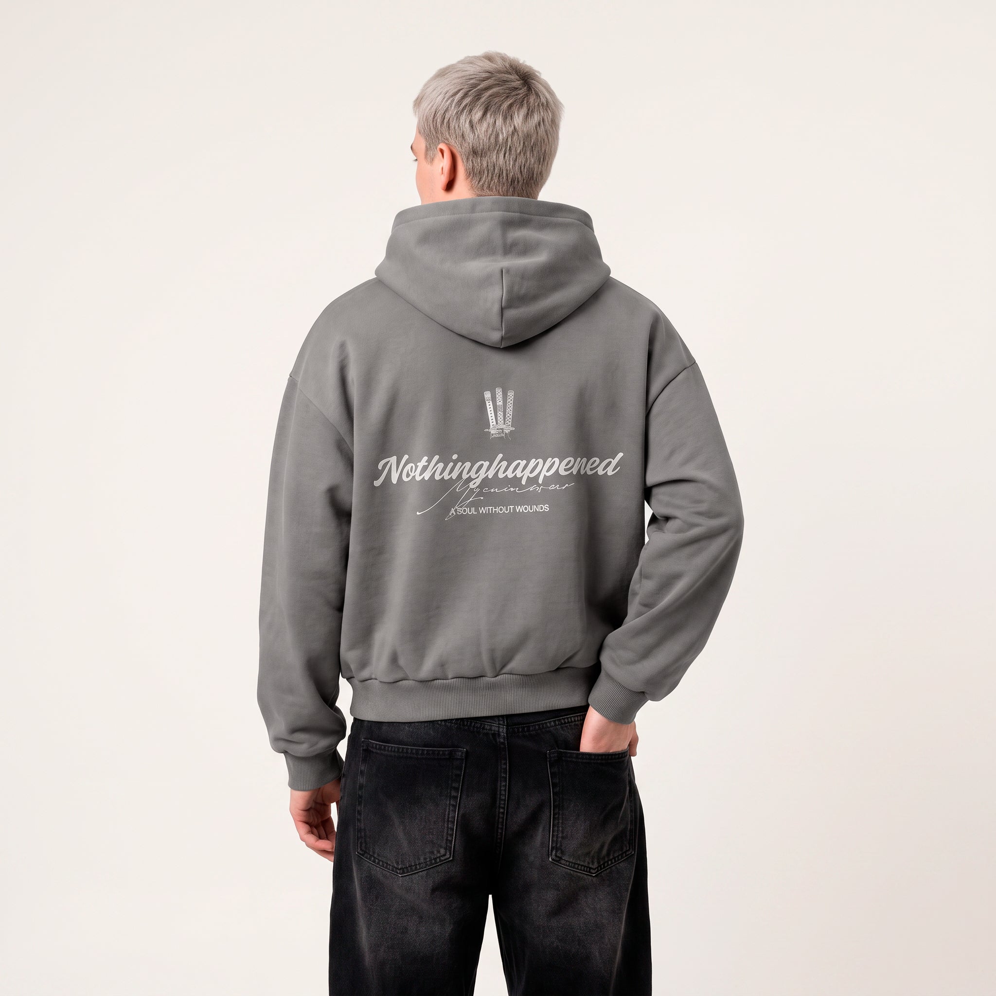 Sudadera Oversize Nothing Happened