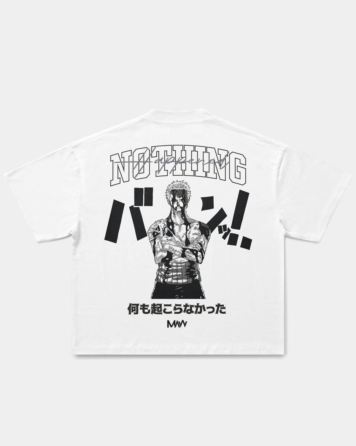 Camiseta Oversize Boxy Nothing Happened