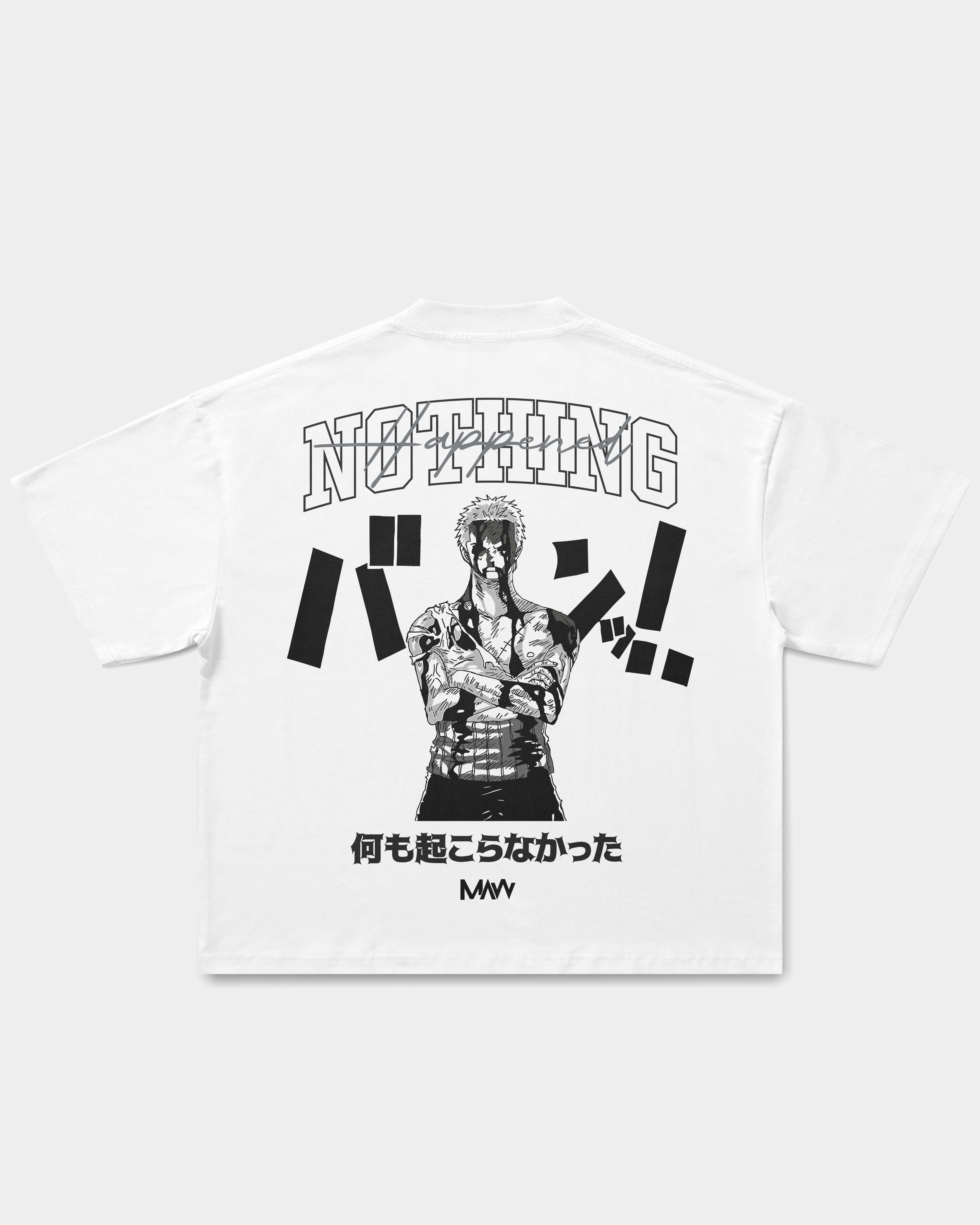 Camiseta Oversize Boxy Nothing Happened
