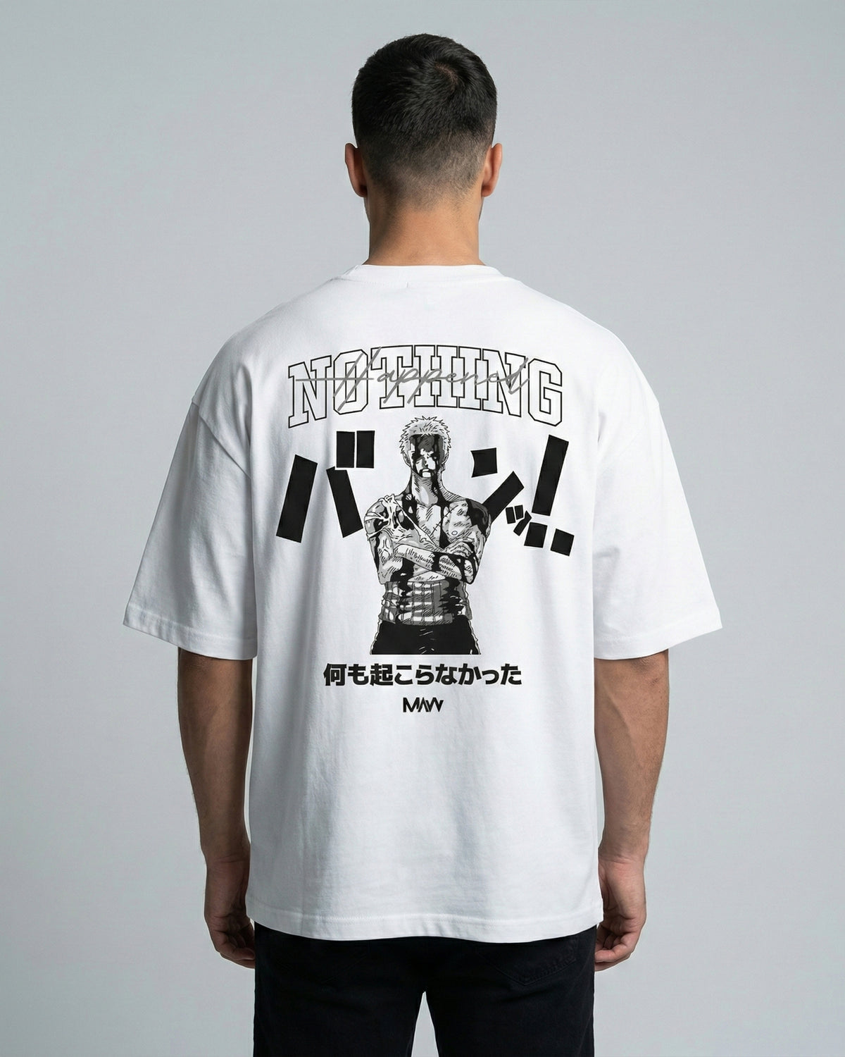 Camiseta Oversize Boxy Nothing Happened