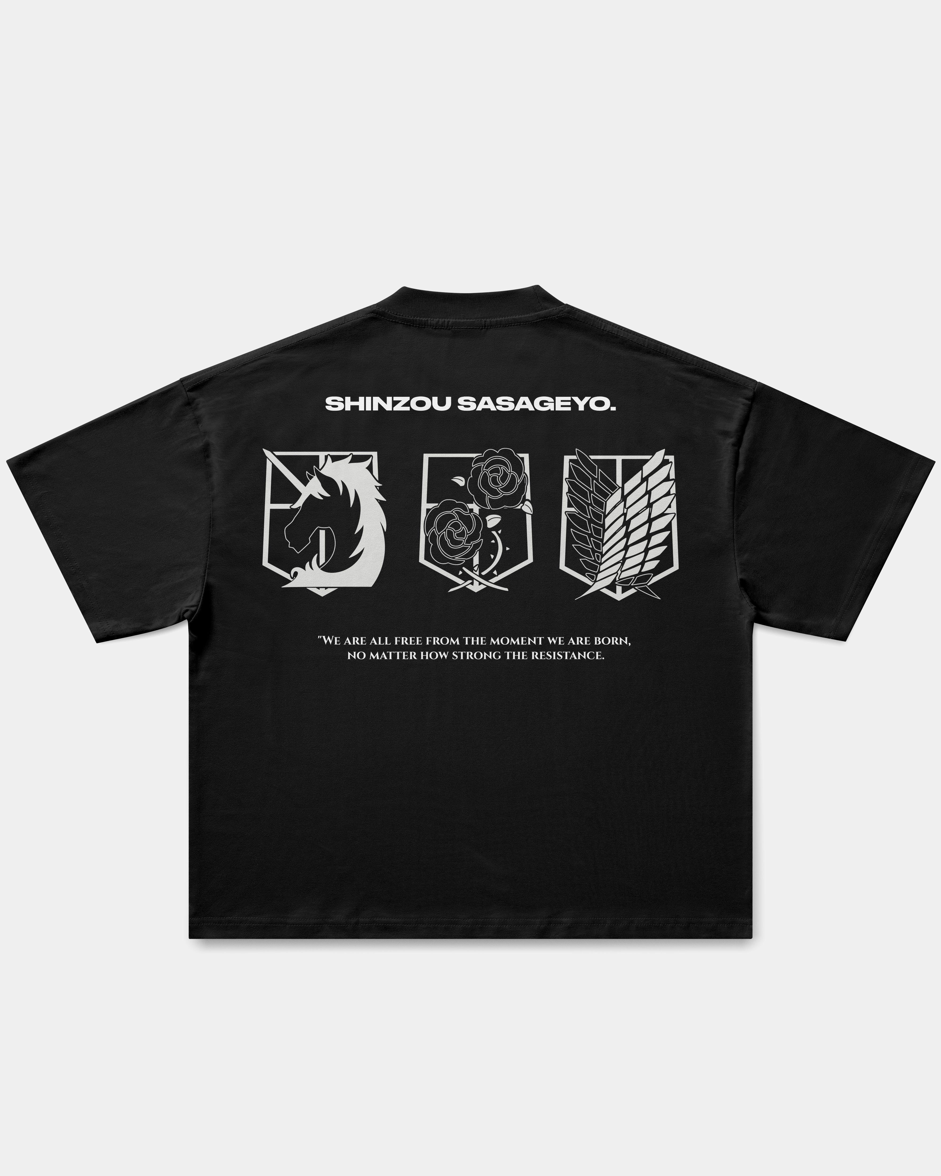 Camiseta Oversize Boxy Shinzou Sasageyo
