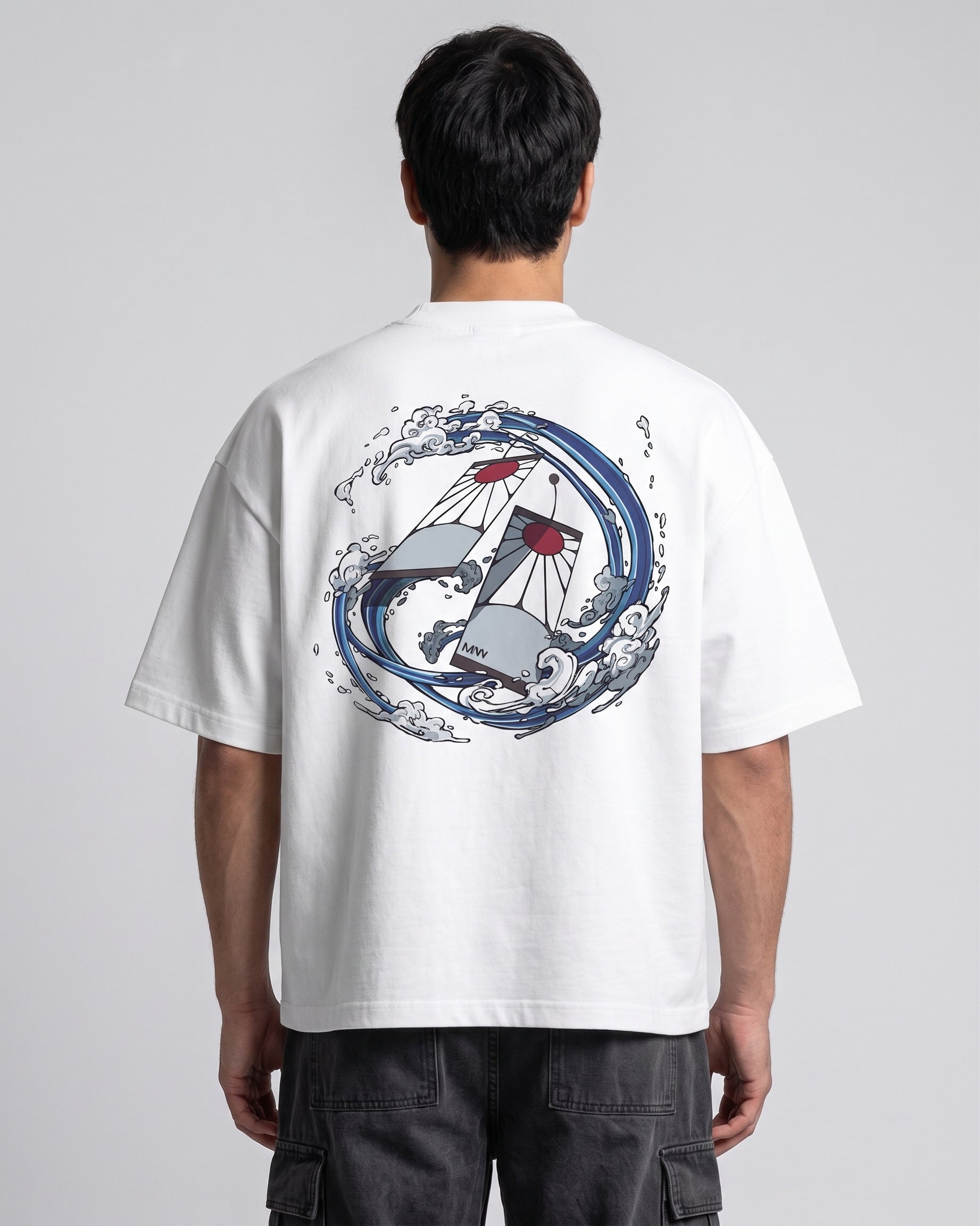 Camiseta Oversize Boxy Tanjiro Wave