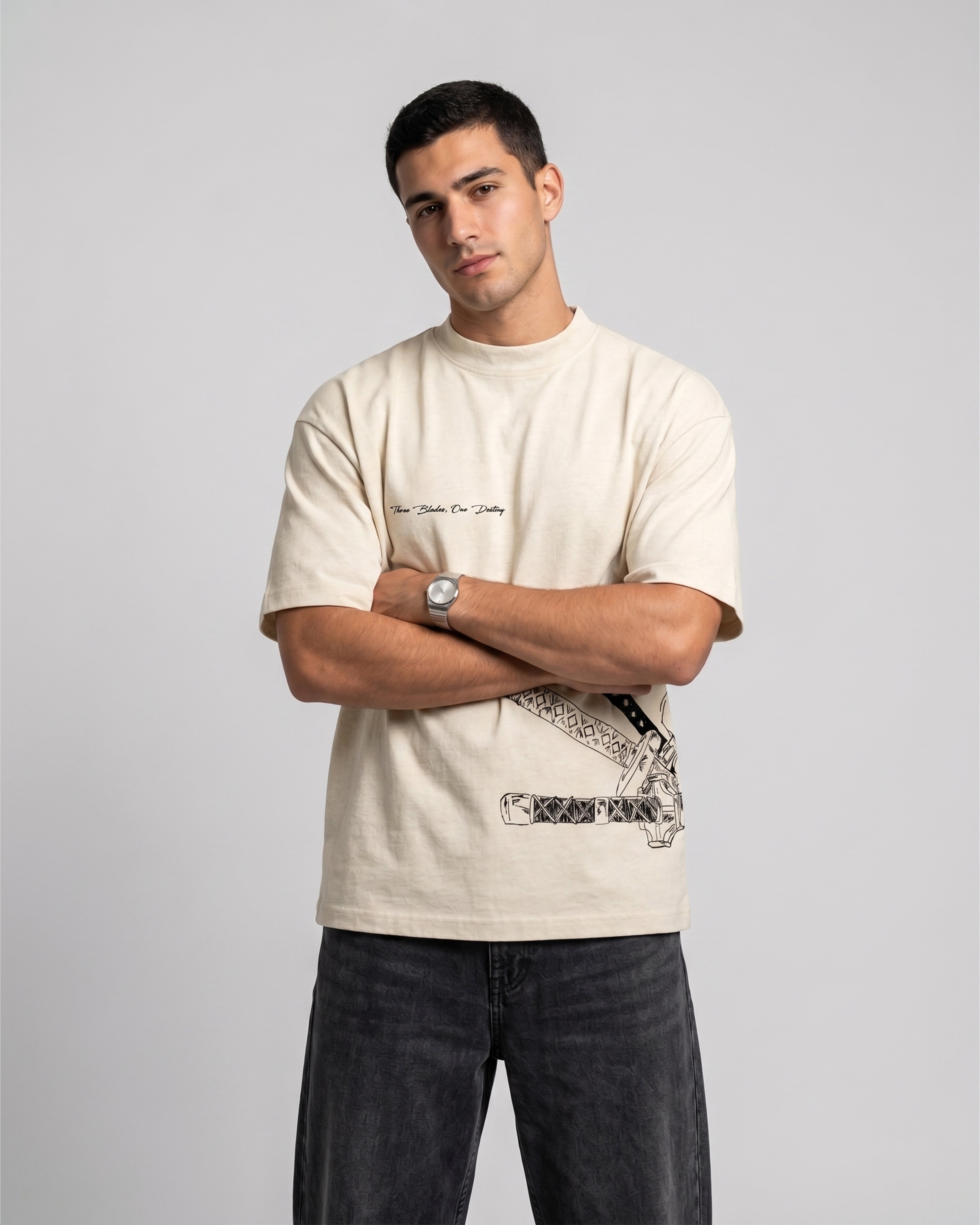 Camiseta Oversize Three Blades