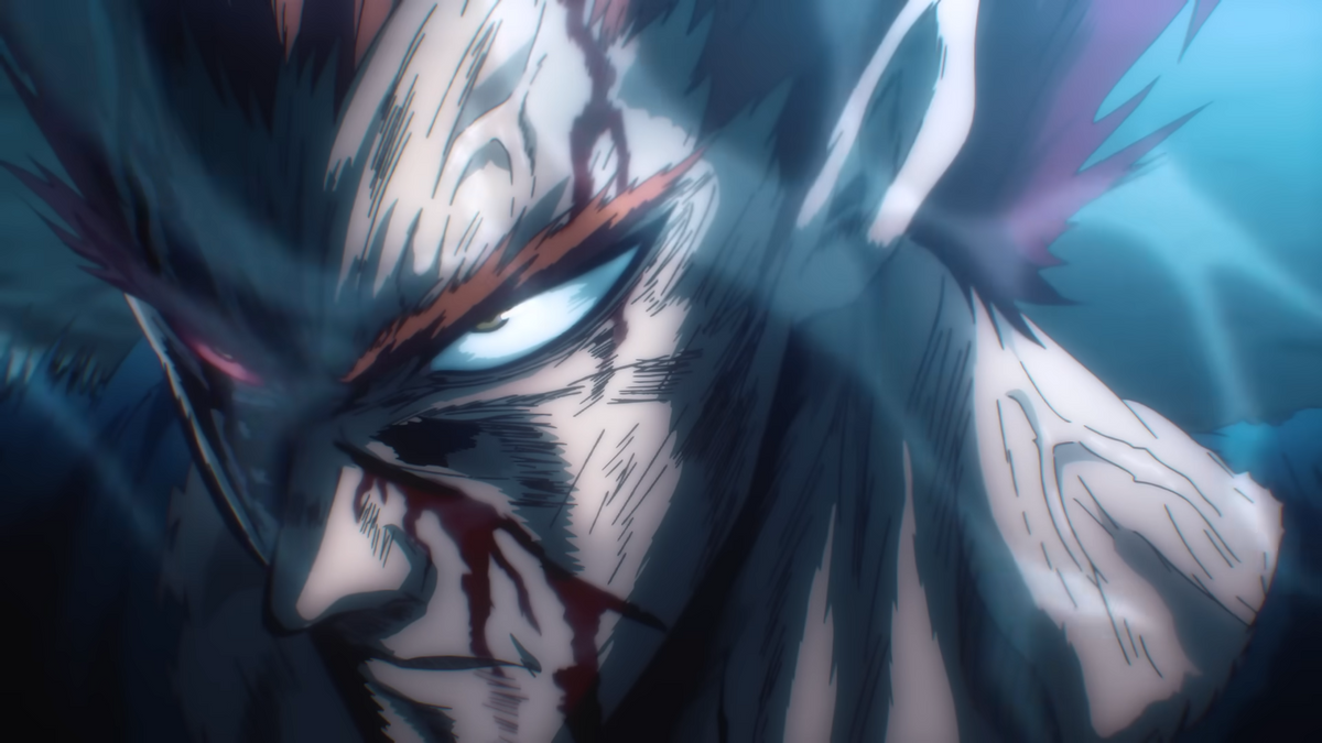 Visual oficial de Garo, el Cazador de Héroes, en la temporada 3 de One Punch Man