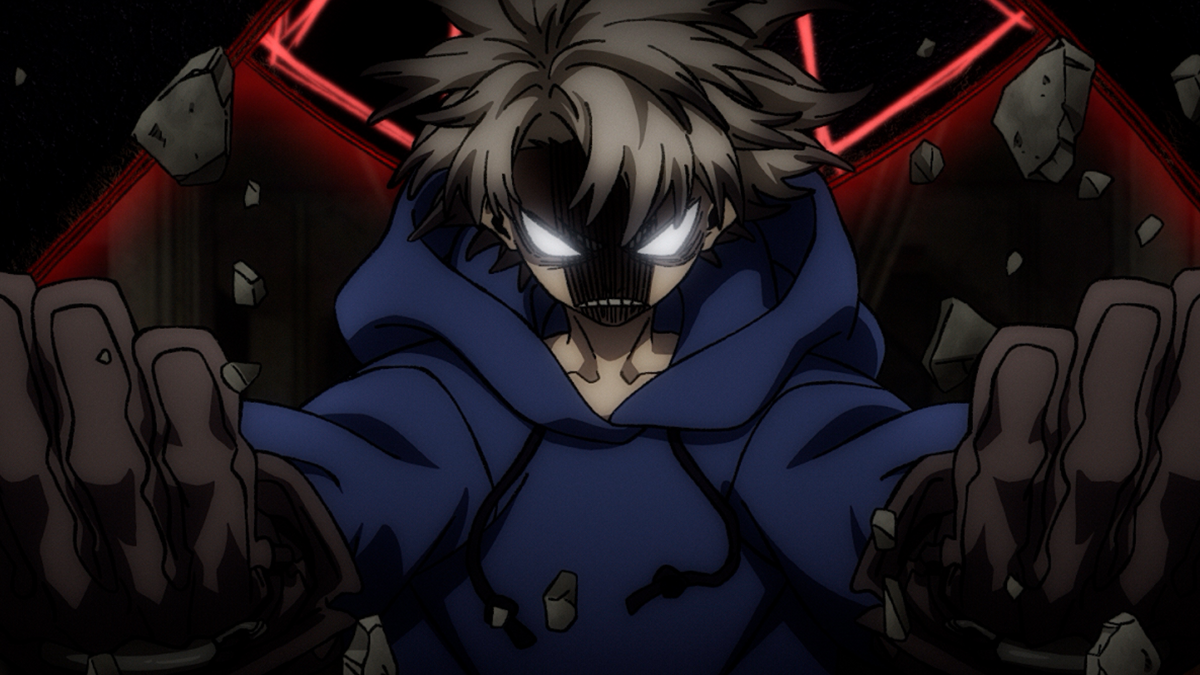 Rudo, protagonista del anime Gachiakuta, en su key visual oficial