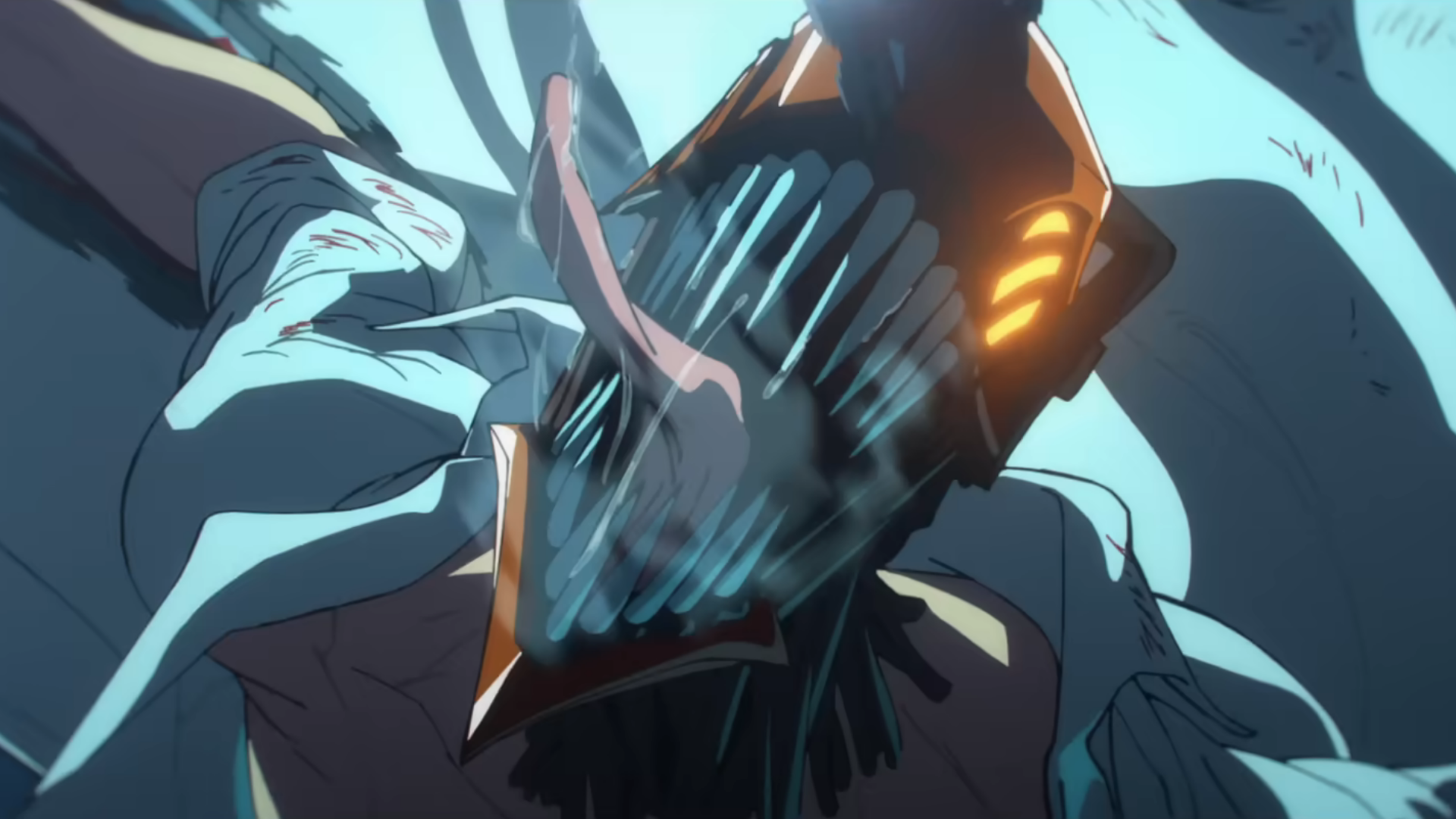 Denji se enfrenta a Bomb Girl en el cartel de Chainsaw Man The Movie Reze Arc