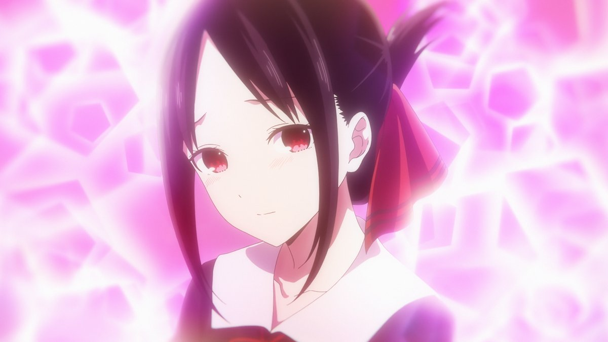Imagen promocional de Kaguya-sama: Love Is War con Kaguya Shinomiya y Miyuki Shirogane