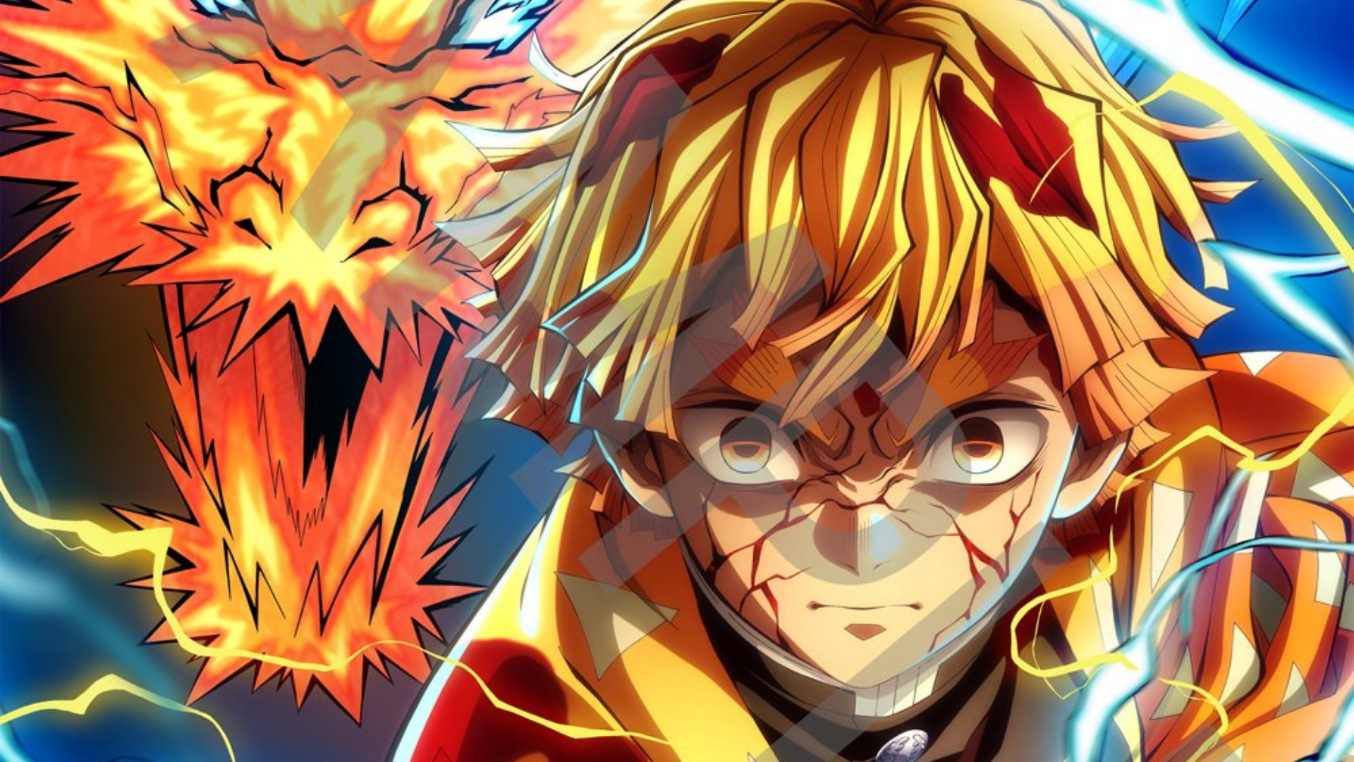 Ilustración oficial de Tanjiro Kamado y Giyu Tomioka para Demon Slayer Infinity Castle