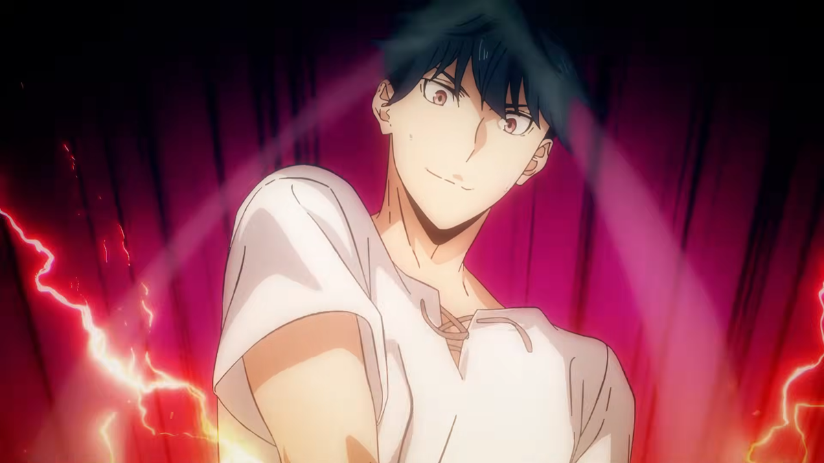 Cartel promocional del anime Overgeared con Youngwoo Shin antes de su estreno en octubre
