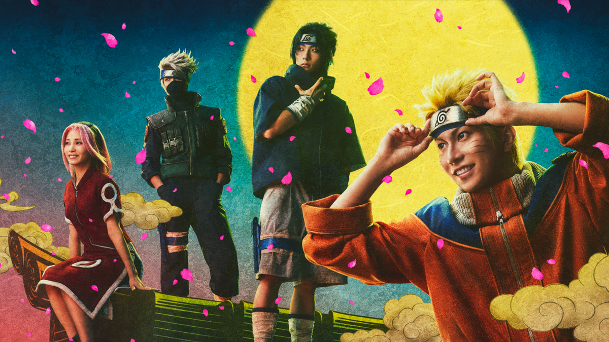 Naruto, Sasuke, Sakura y Kakashi en el nuevo key visual del espectáculo Team 7