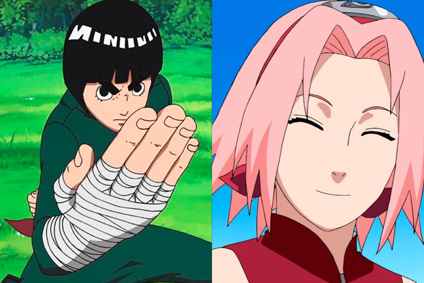 Naruto Rock Lee y Might Guy