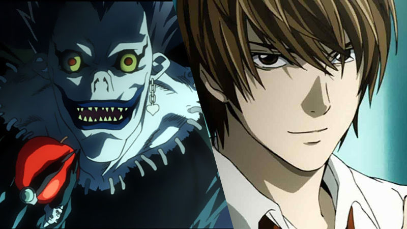 Death Note Ryuk y Light Yagami