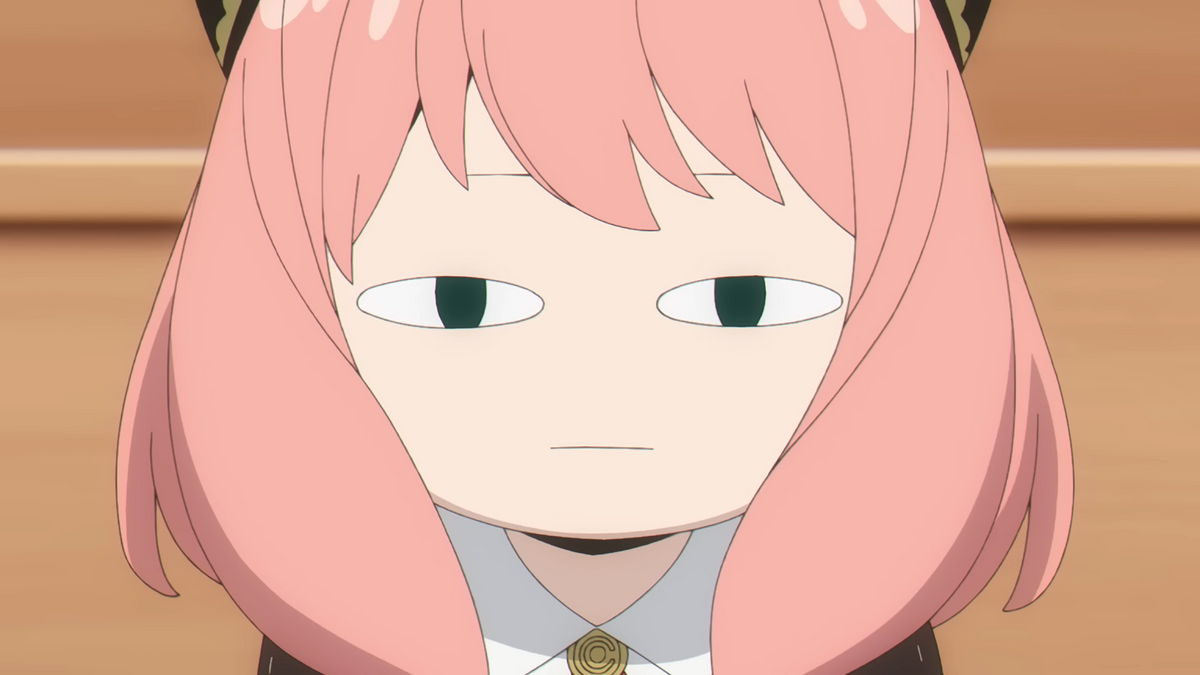 Anya Forger en el visual oficial del anime Spy x Family