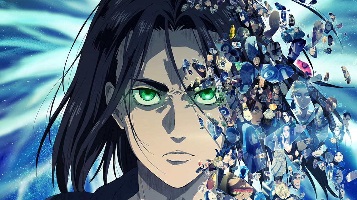 Visual oficial de Attack on Titan The Final Season con Eren, Mikasa y Armin