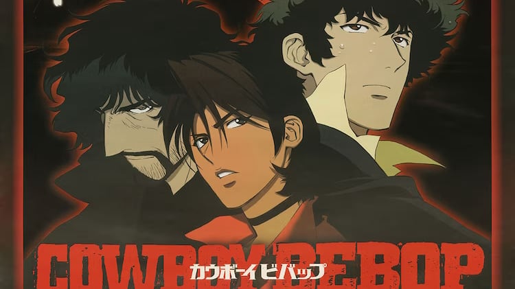 Spike Spiegel y la tripulación de la nave Bebop en Cowboy Bebop