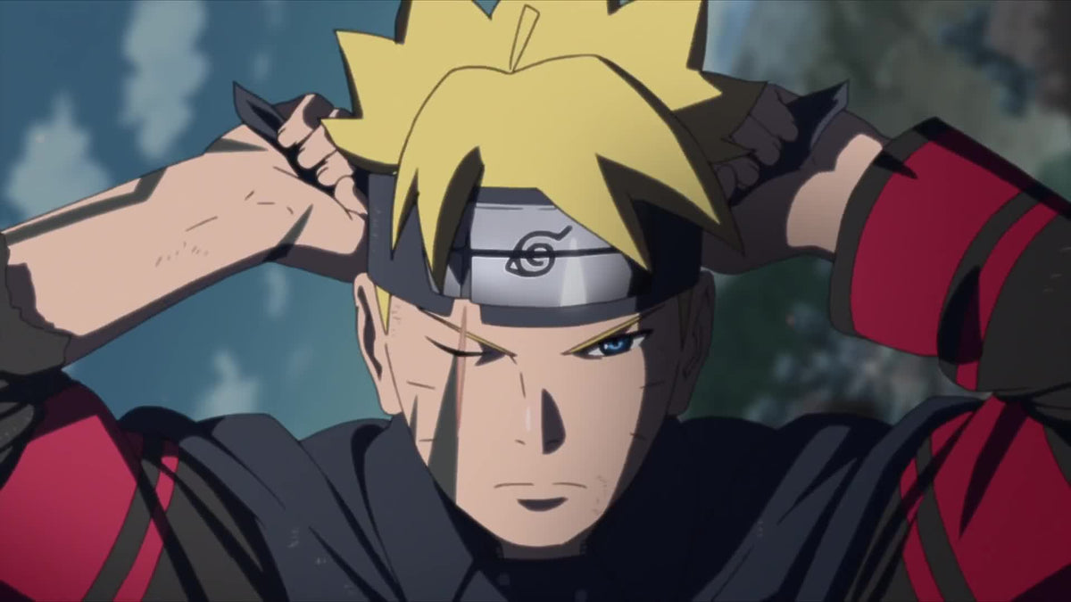 Boruto Uzumaki en un visual clave de Boruto: Naruto Next Generations