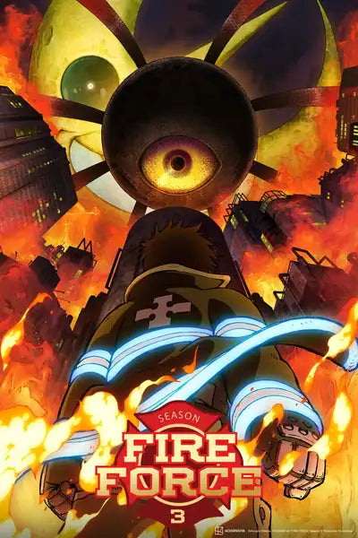 Cartel de la tercera temporada de Fire Force