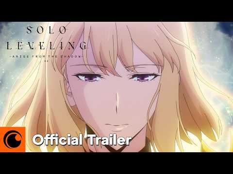 Escena oficial de Solo Leveling, tematica del Monarca de las Sombras