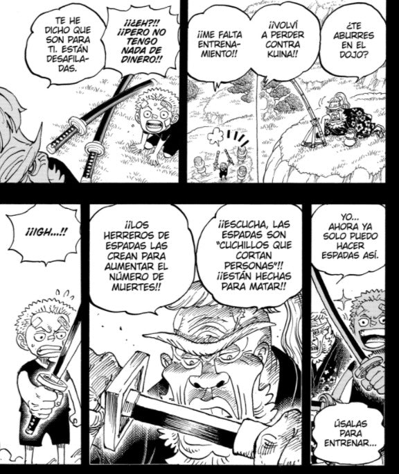Roronoa Zoro y el origen de sus espadas en el manga de One Piece