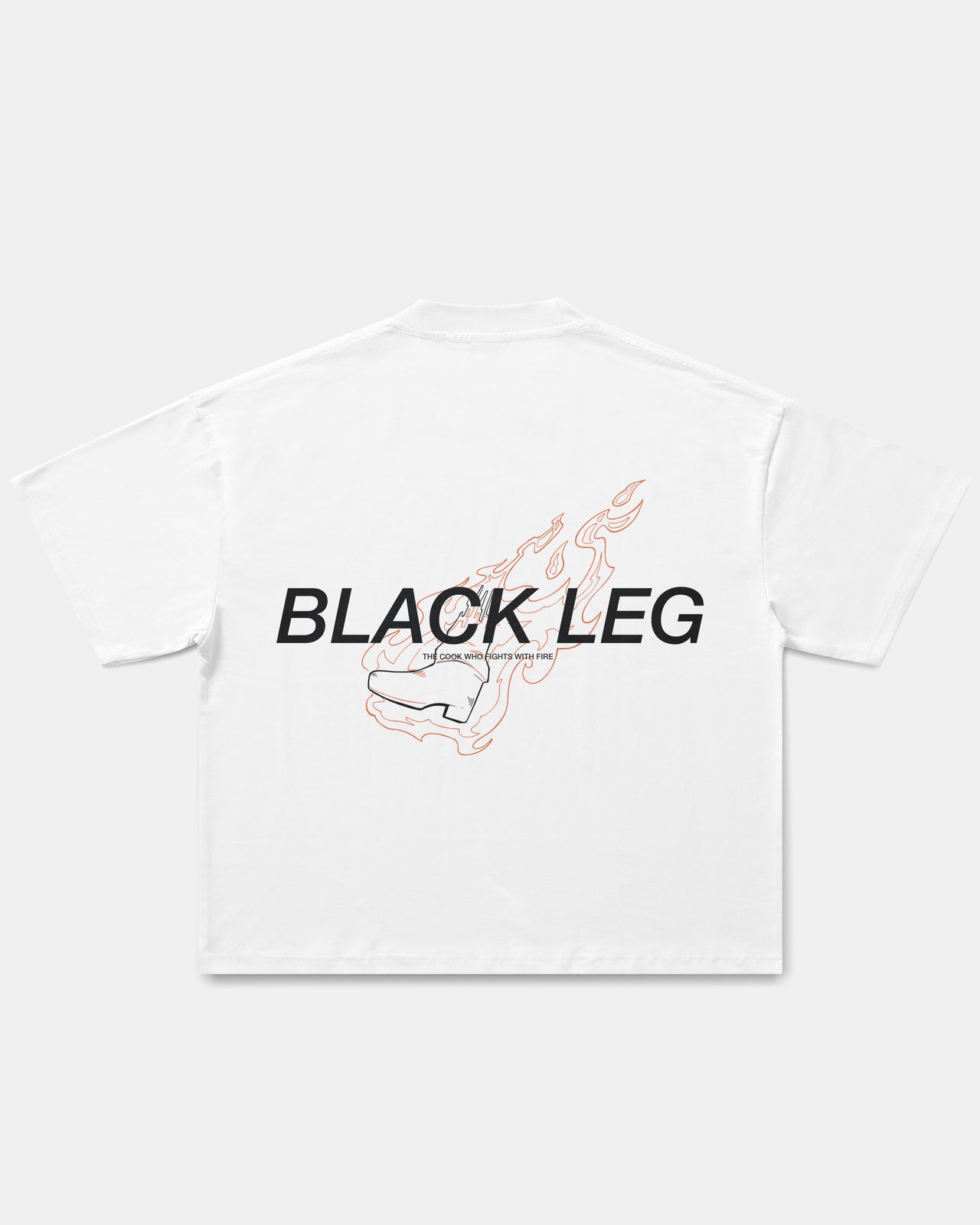 Camiseta Oversize Boxy Black Leg