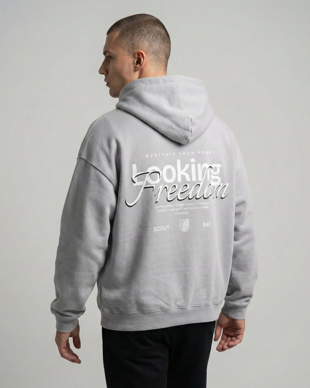 Sudadera Oversize Dedicate Grey