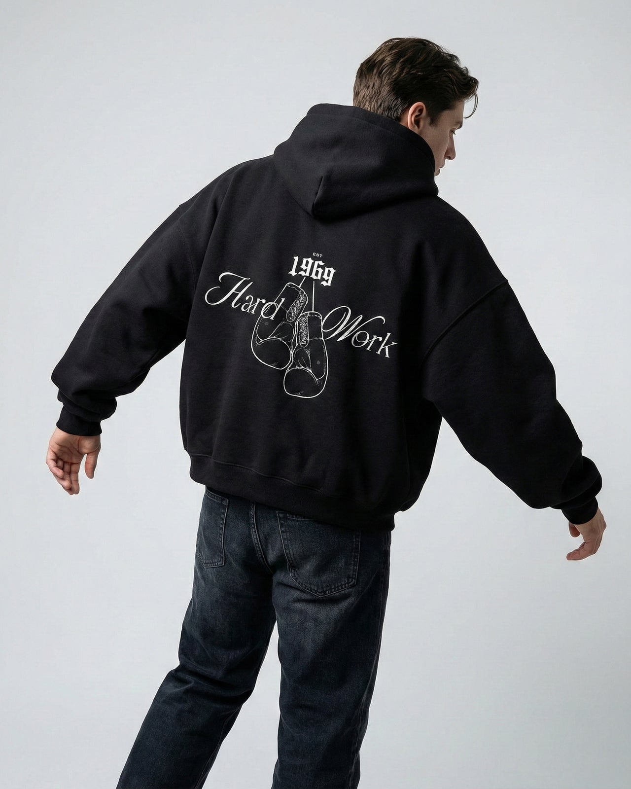 Sudadera Oversize Hard Work