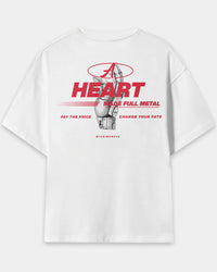 Camiseta Oversize Heart Metal