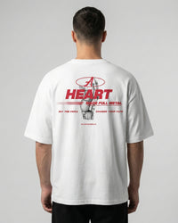 Camiseta Oversize Heart Metal