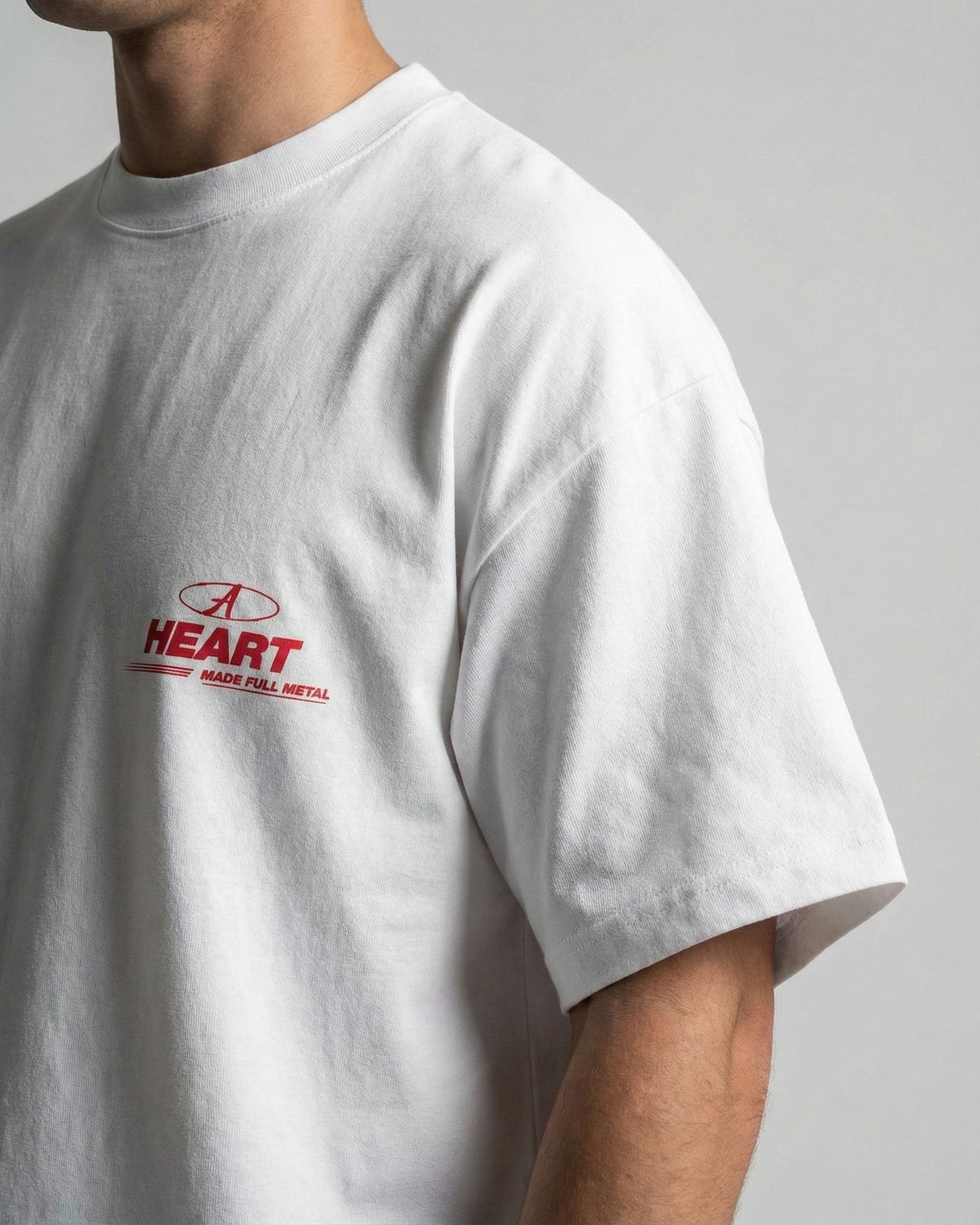 Camiseta Oversize Heart Metal