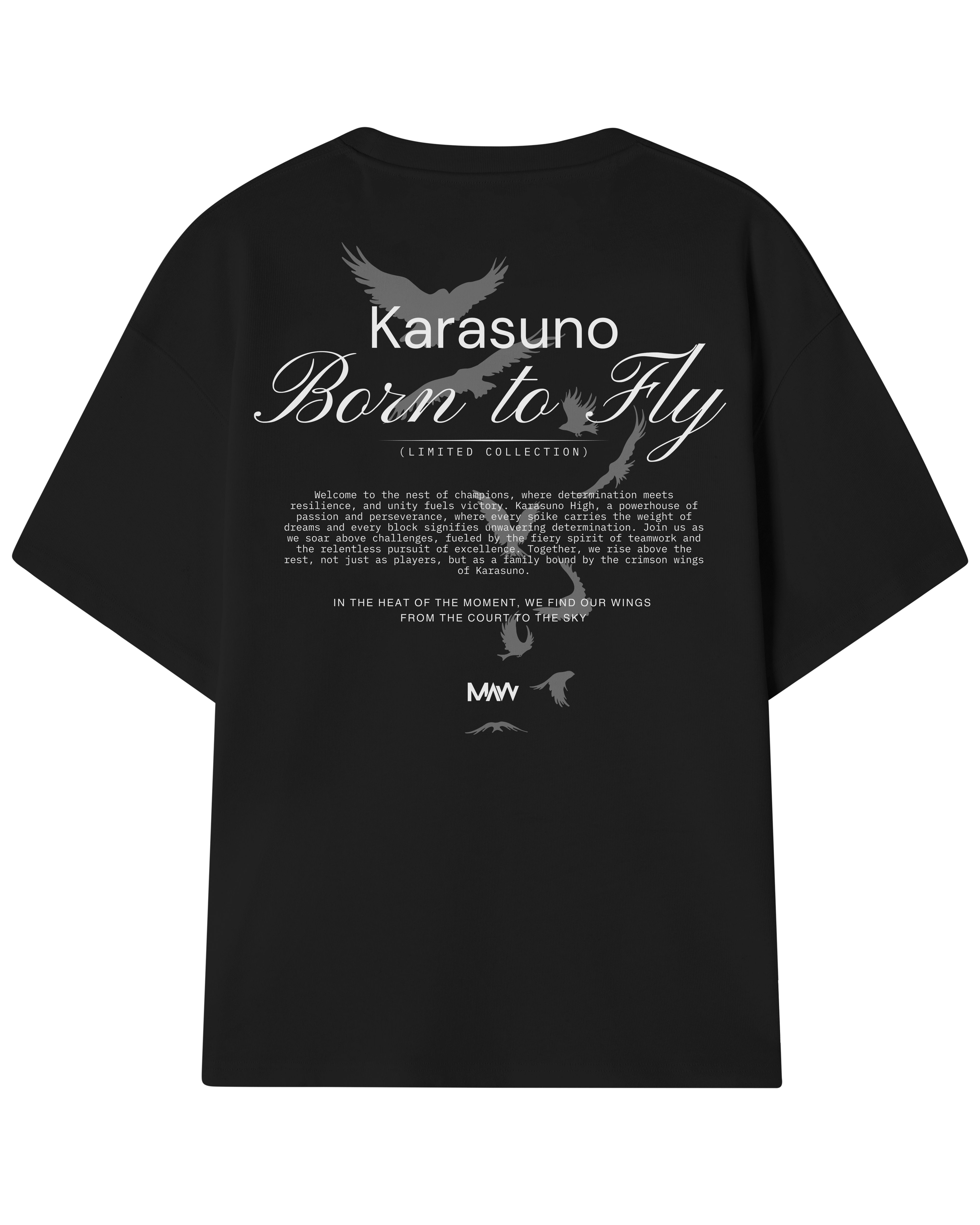 Camiseta Oversize Haikyuu Fly