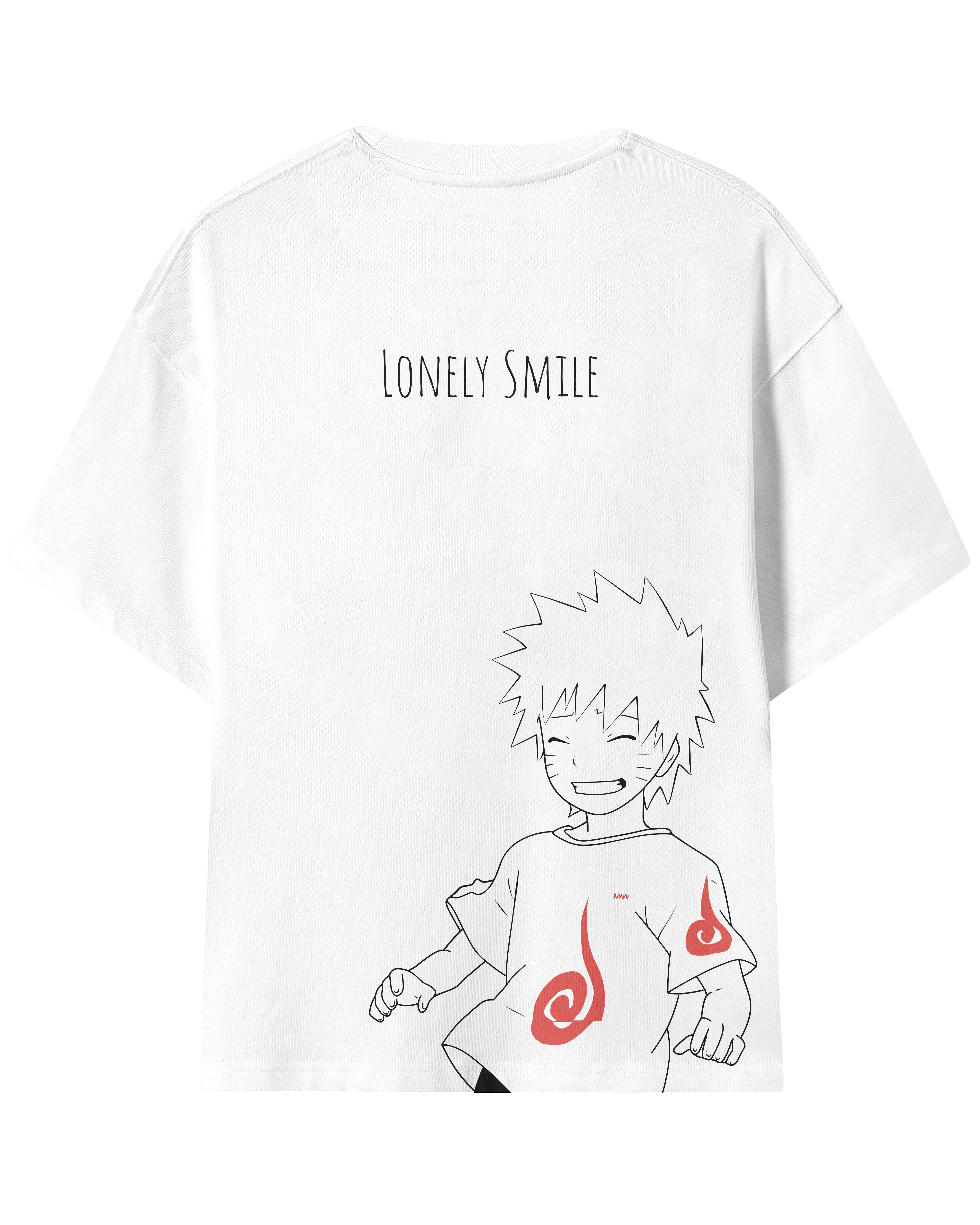 Camiseta Oversize Naruto Lonely