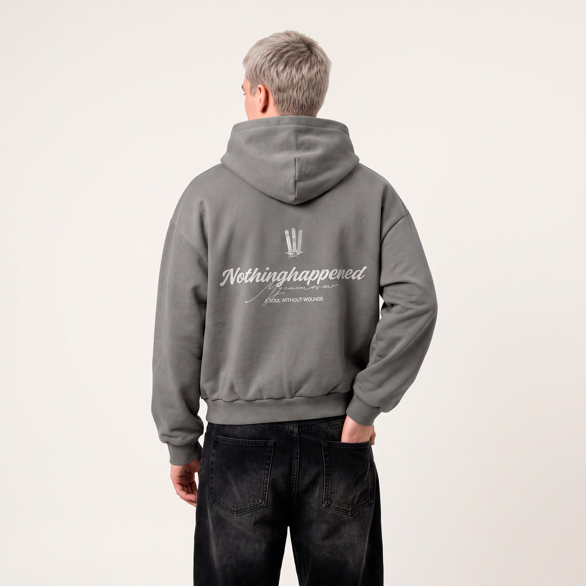 Sudadera Oversize Nothing Happened