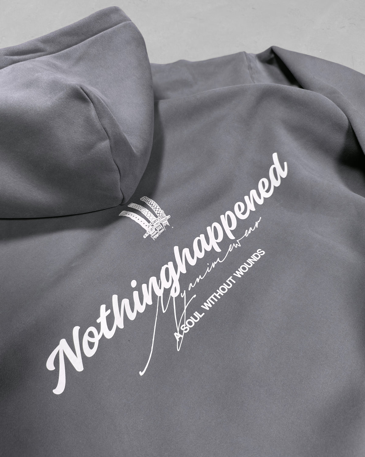 Sudadera Oversize Nothing Happened