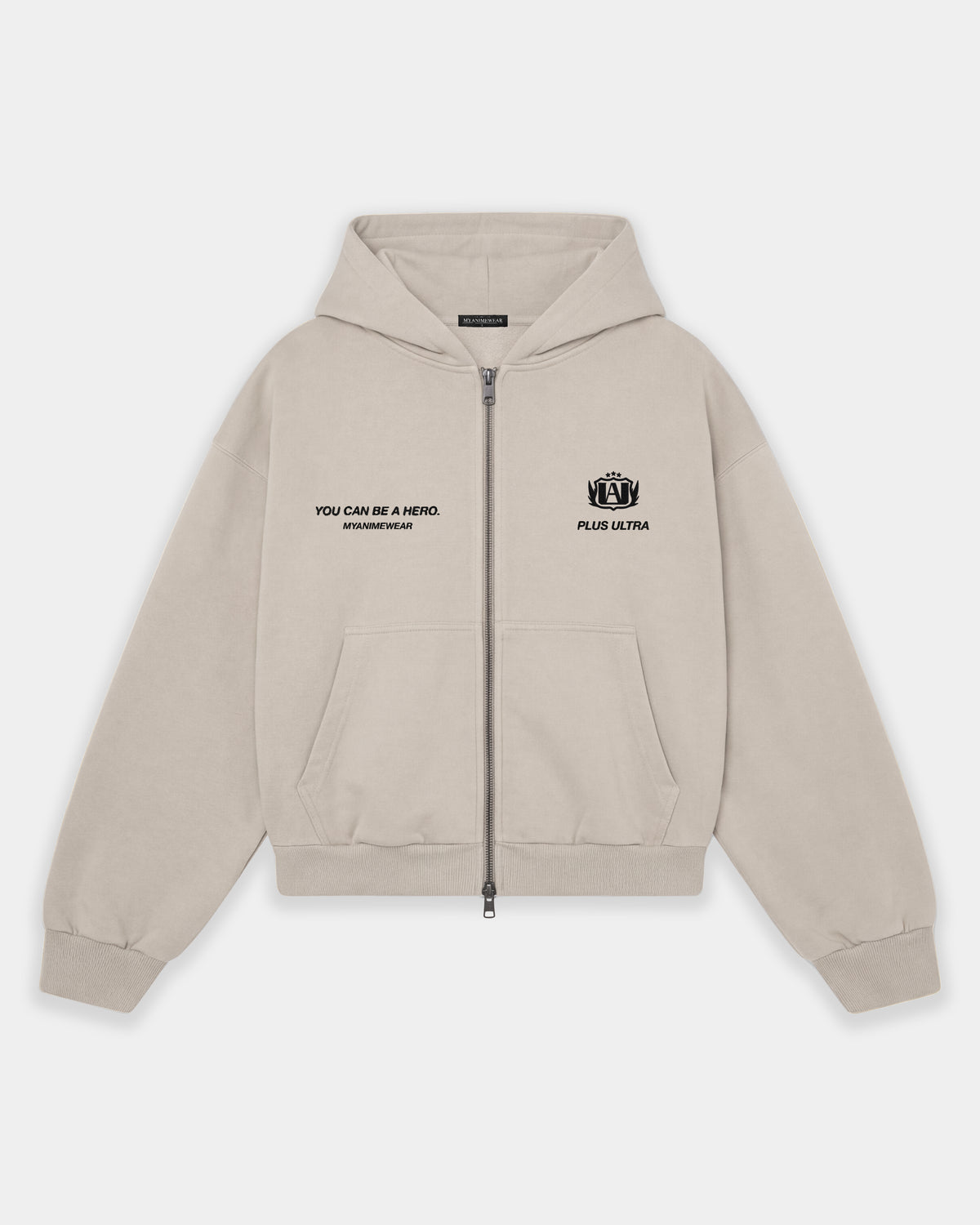 Sudadera Oversized Cremallera Plus Ultra