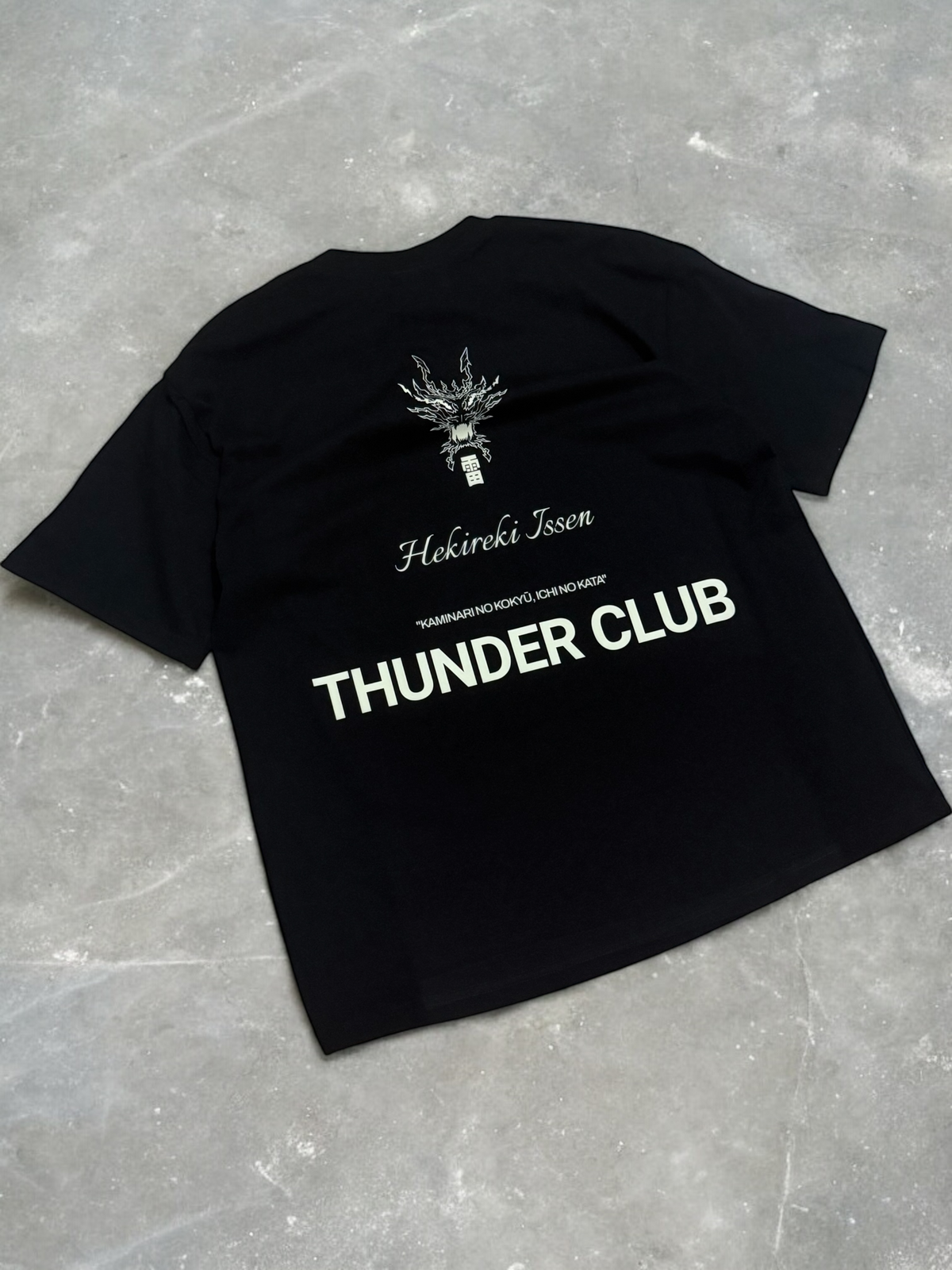Camiseta Oversize Boxy Thunder Breathing