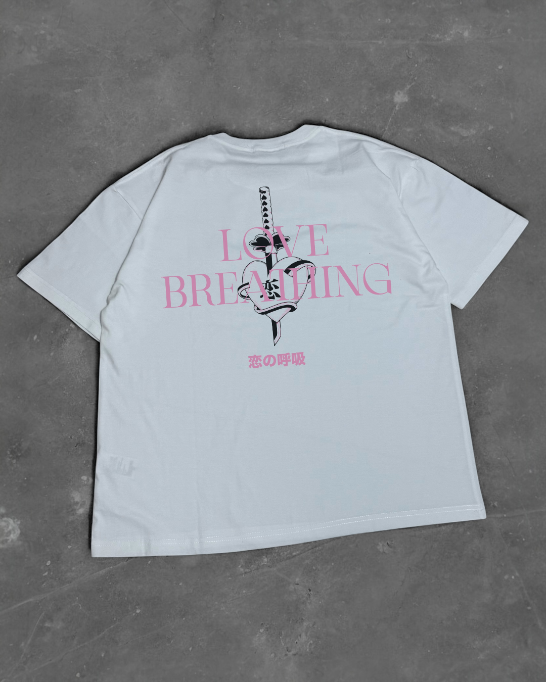 Camiseta Oversize Boxy Love Breathing
