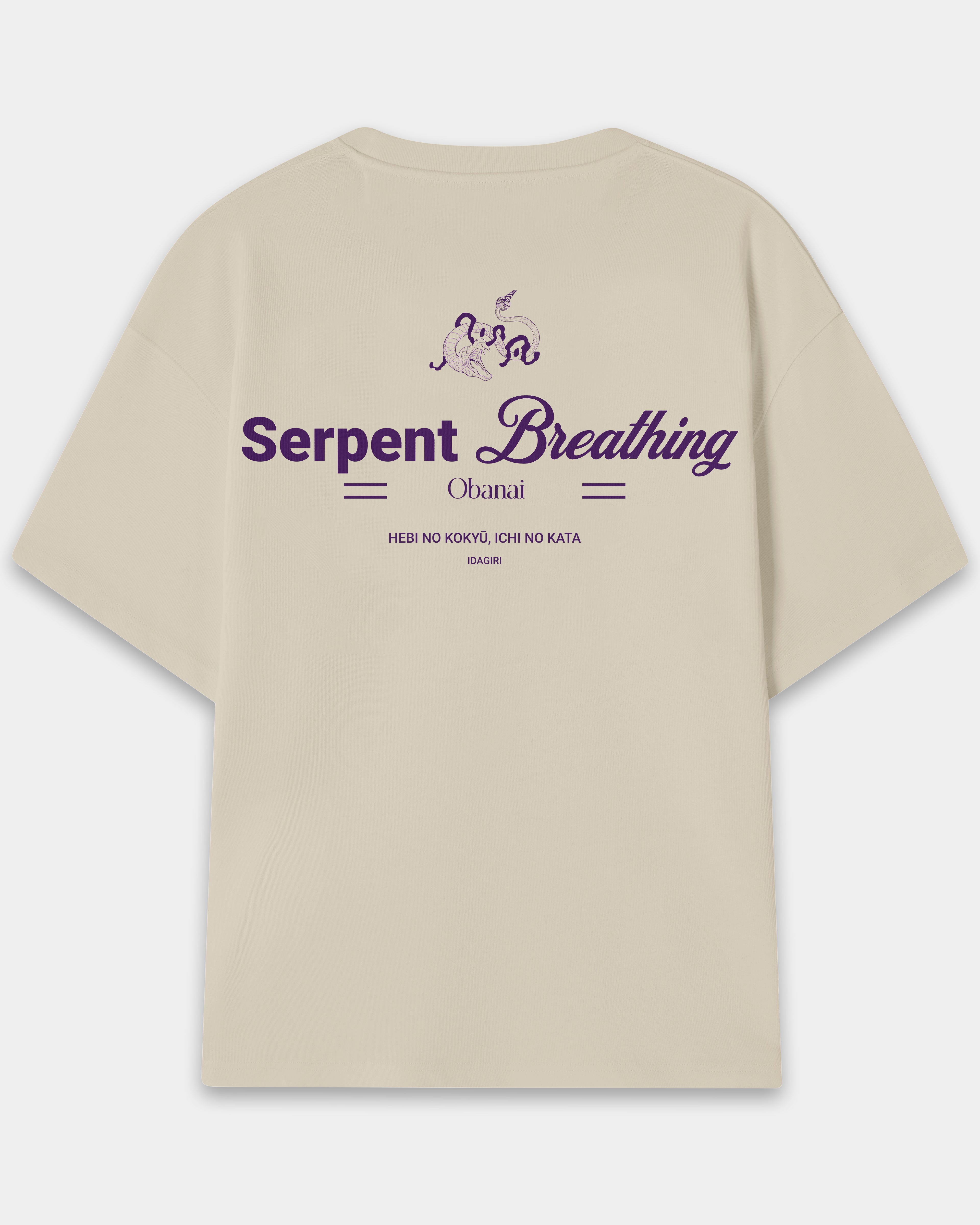 Camiseta Oversize Serpent Breathing
