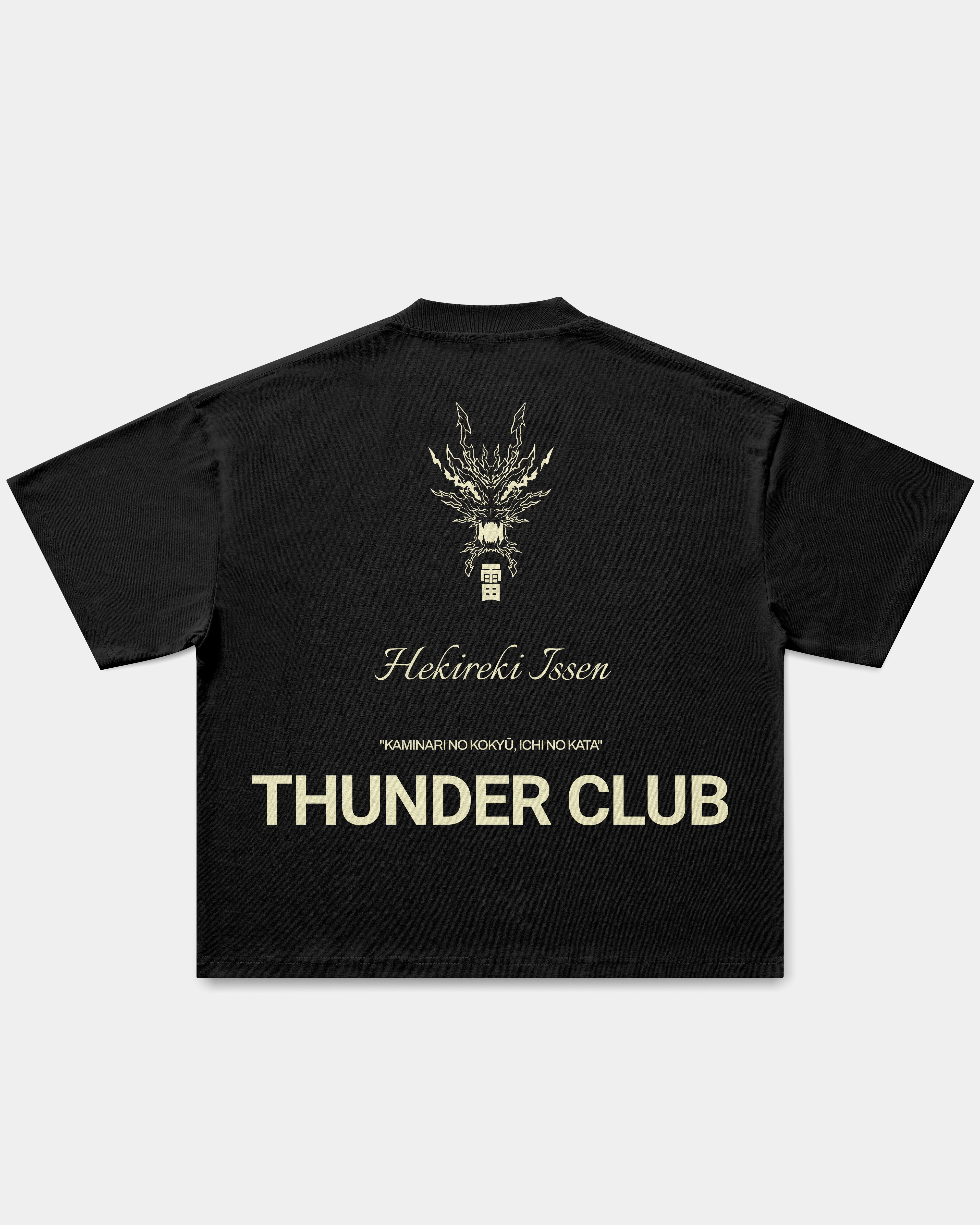 Camiseta Oversize Boxy Thunder Breathing