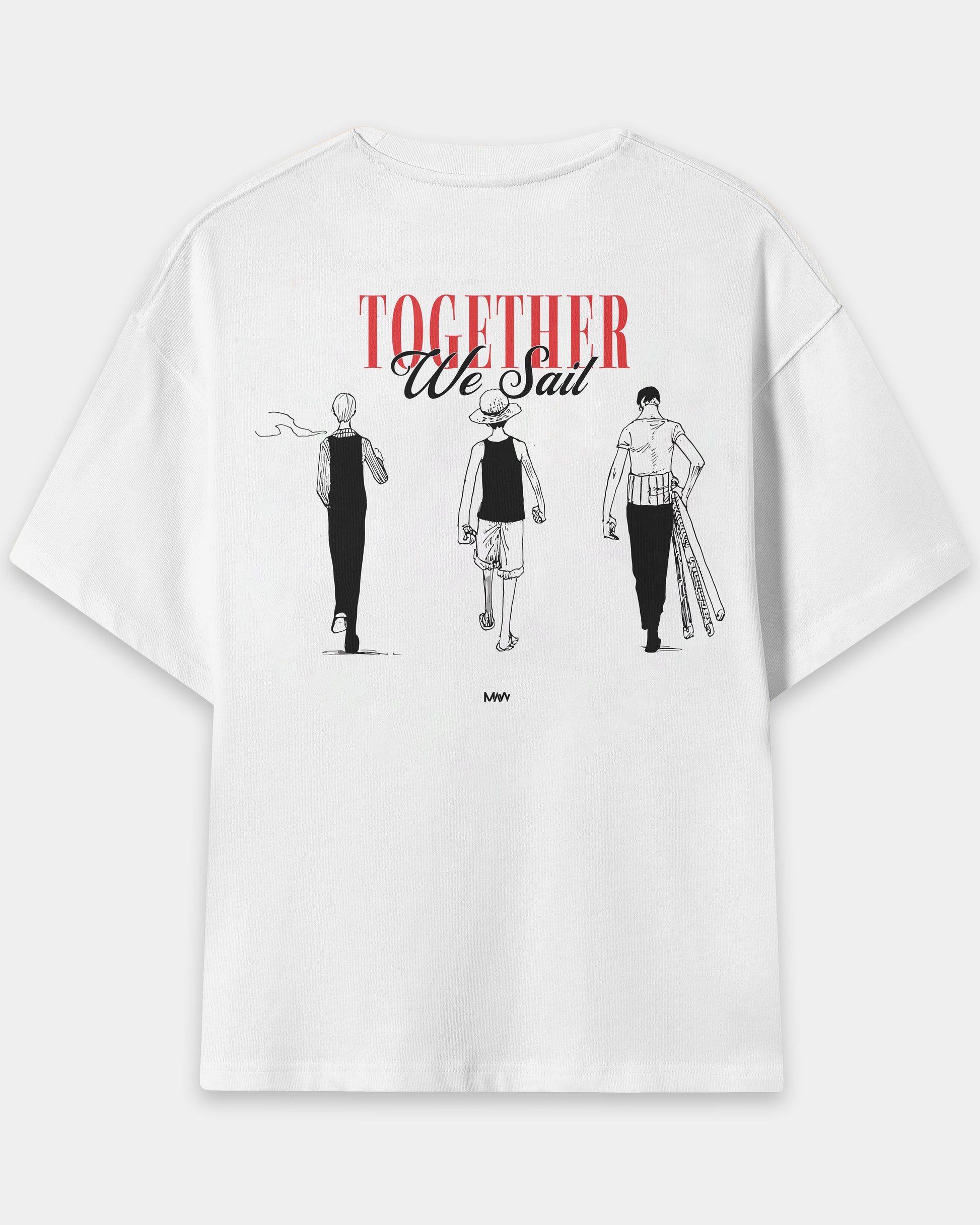 Camiseta Oversize Together We Sail