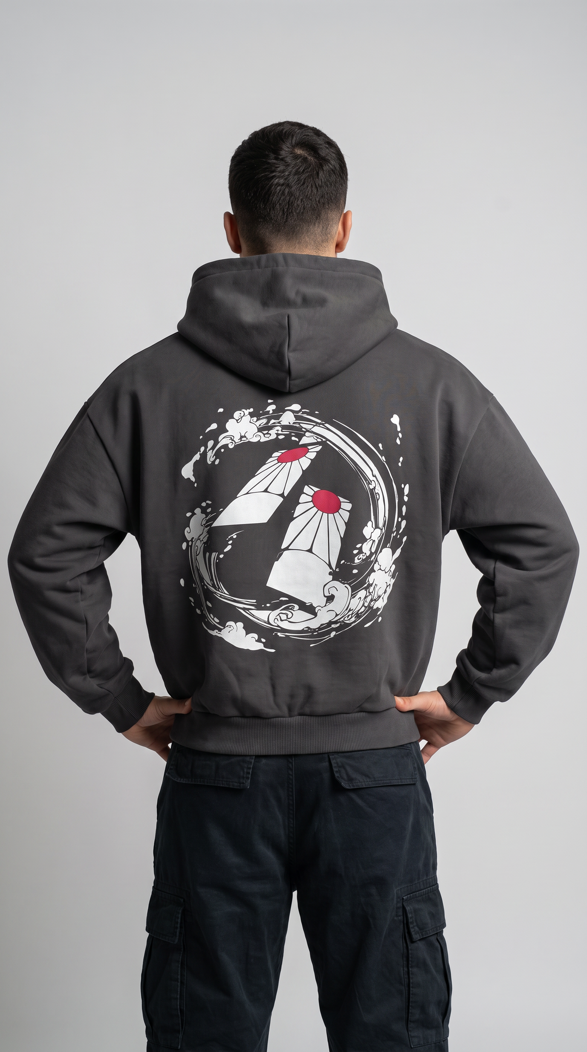Sudadera Oversize Tanjiro Wave