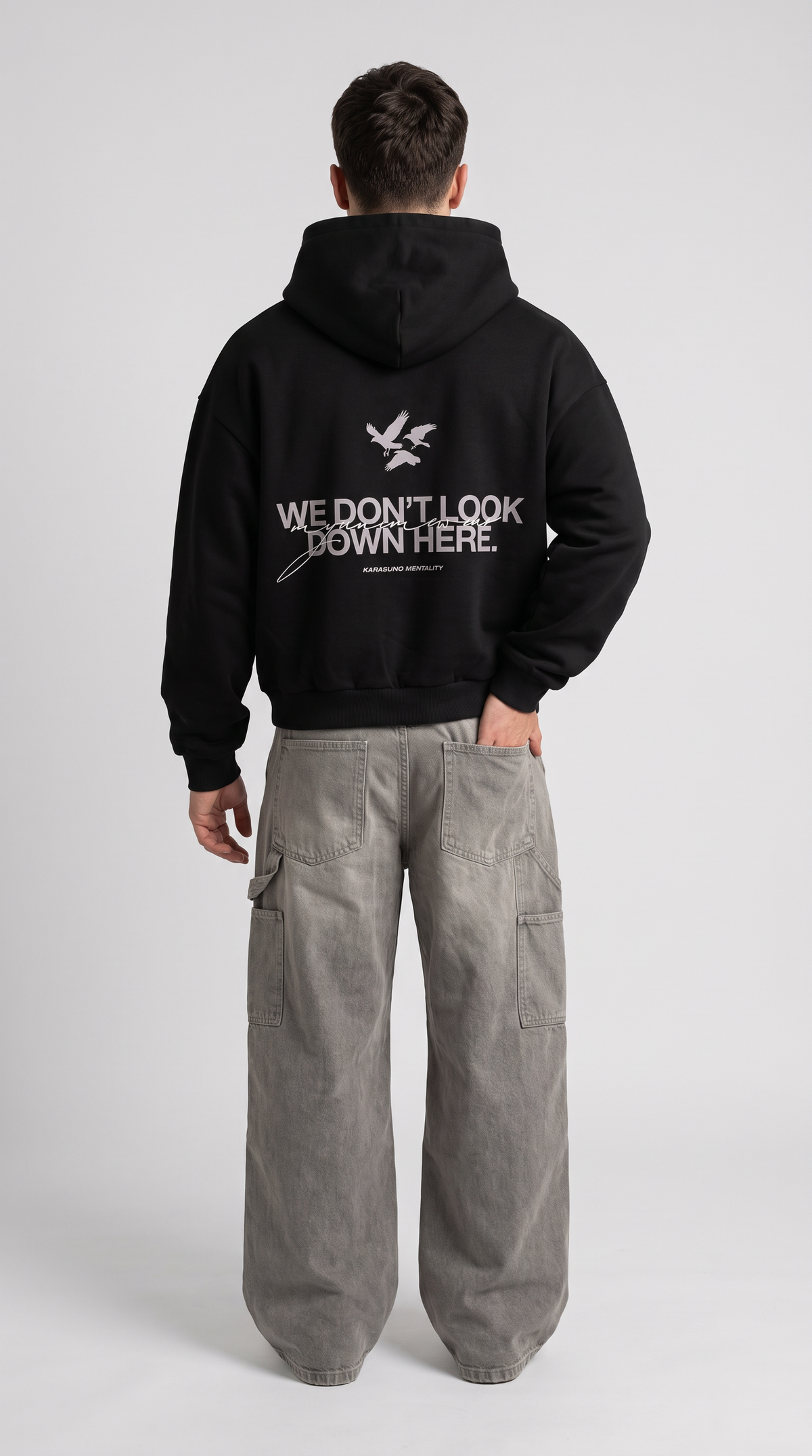 Sudadera Oversized Karasuno Mentality